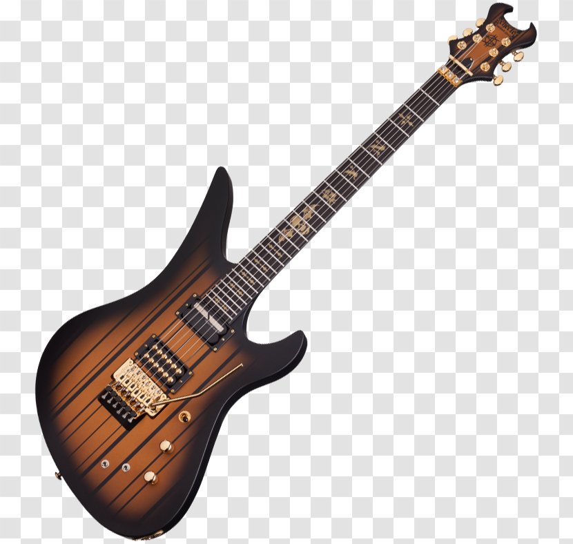 Schecter C-1 Hellraiser FR Guitar Research Electric Floyd Rose - Musical Instrument Transparent PNG