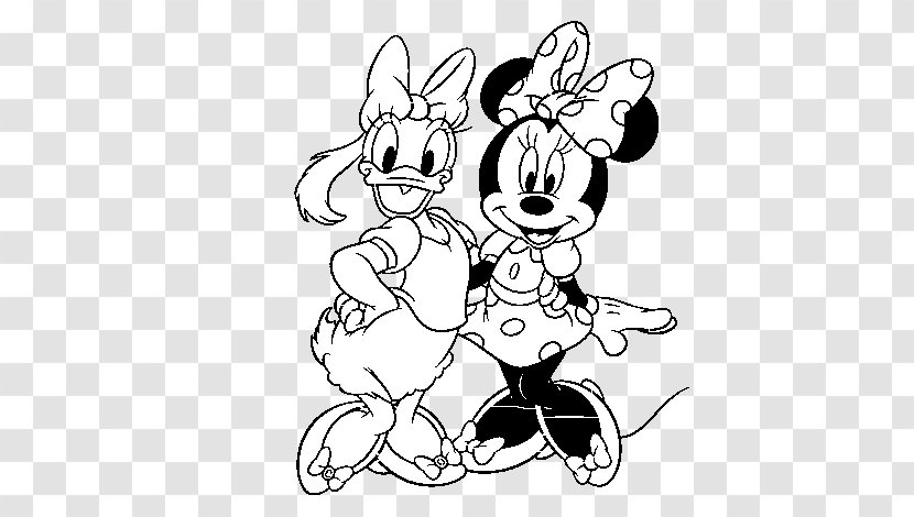 Minnie Mouse Mickey Daisy Duck Epic Donald - Silhouette Transparent PNG