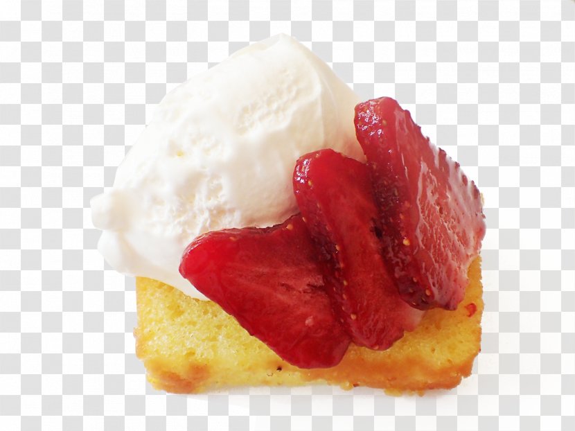 Ice Cream Strawberry Cake Breakfast Milk - Cookie Transparent PNG