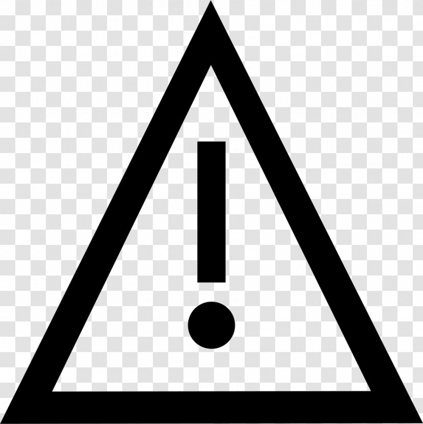 Clip Art Warning Sign Information - Icon Transparent Transparent PNG