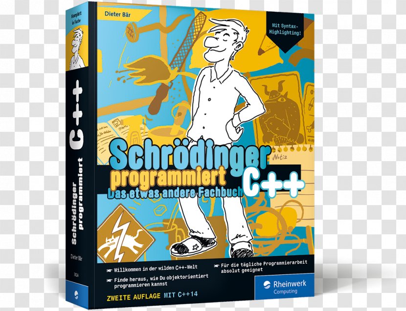 Schrödinger Programmiert C++: Jetzt Mit C++14 Und Syntaxhighlighting C+: Das Etwas Andere Fachbuch Computer Programming Java - Software - Idealease Of West Michigan Transparent PNG