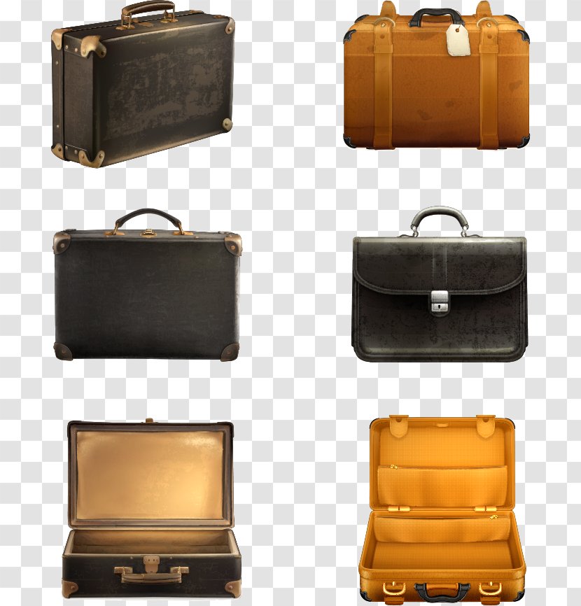 Suitcase Backpack Baggage - Shutterstock - Vector Bag Transparent PNG