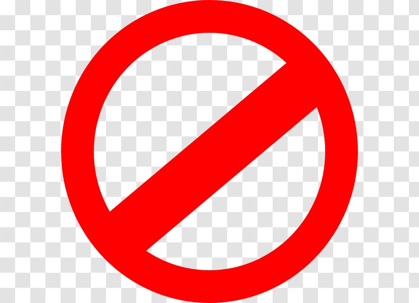 No Symbol Sign Clip Art - Brand - Prohibited Signs Transparent PNG