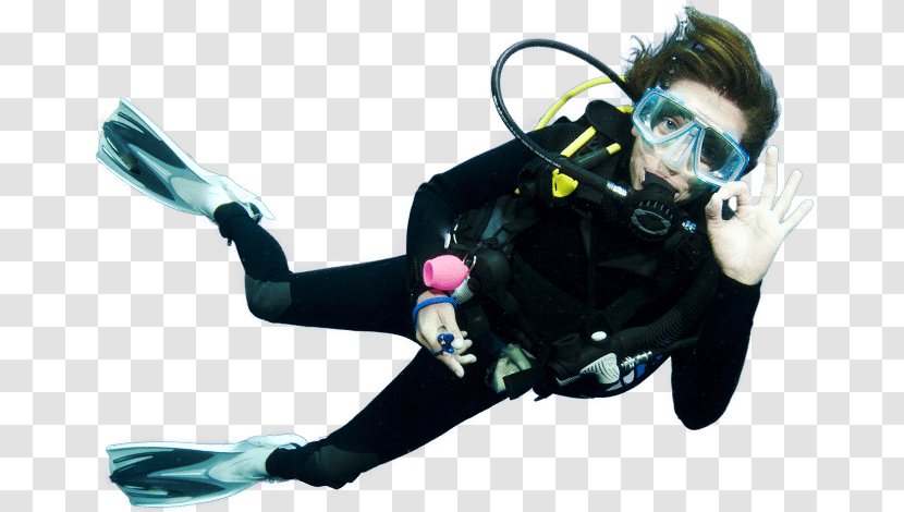 Dry Suit Underwater Diving Scuba Sidemount Set - Deep Transparent PNG