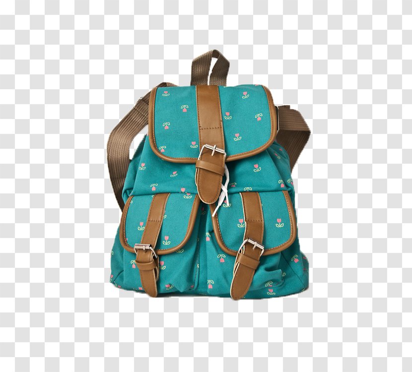 Handbag Backpack Messenger Bags Turquoise - Electric Blue Transparent PNG