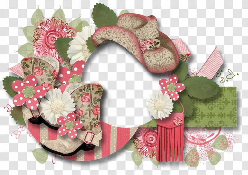 Wreath Christmas Ornament Shoe Pink M Transparent PNG