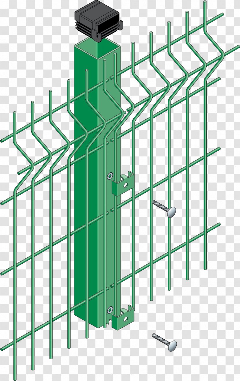 Welded Wire Mesh Fence Temporary Fencing Transparent PNG