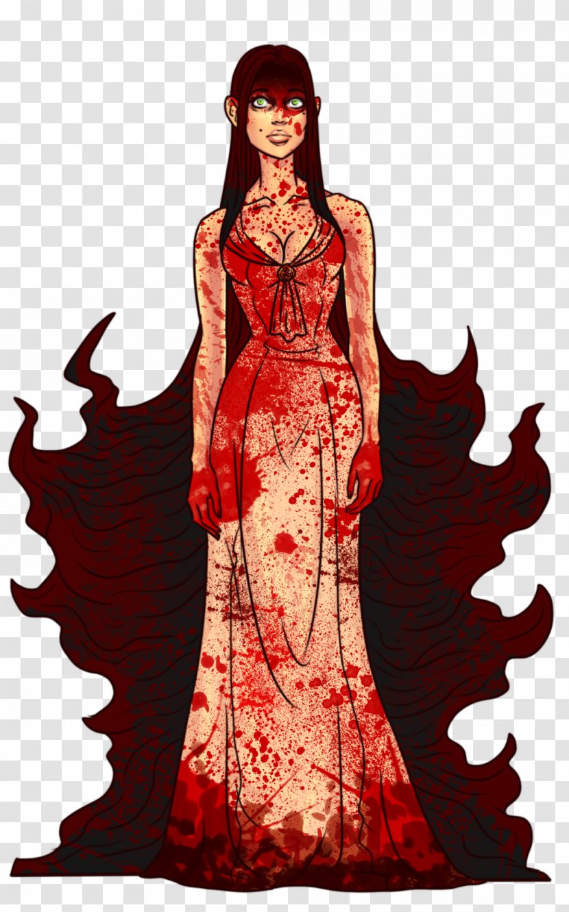 Illustration Woman Gown Legendary Creature Female - Silhouette Transparent PNG