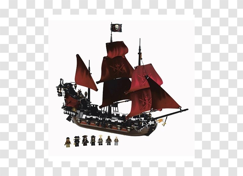 LEGO 4195 Queen Anne's Revenge Lego Pirates Of The Caribbean: Video Game Jack Sparrow - Ship - Caribbean Transparent PNG