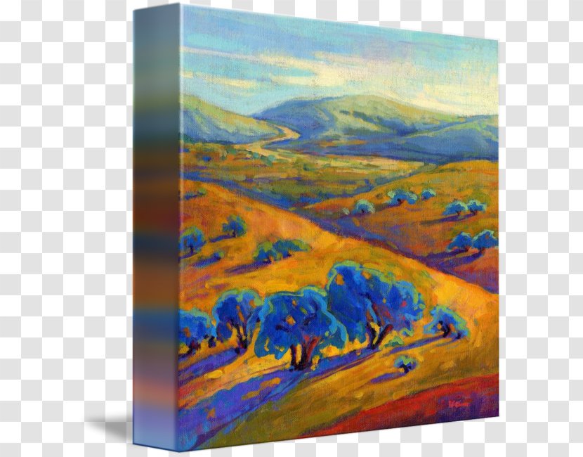 Painting Acrylic Paint Gallery Wrap Landscape Transparent PNG