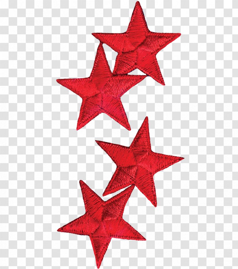 Red Star Carmine Transparent PNG