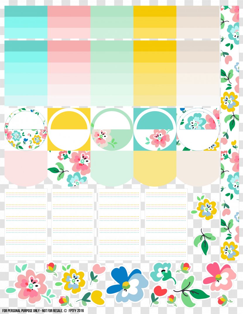 Paper Sticker Diary Personal Organizer - Point - Planner Transparent PNG