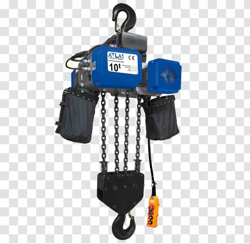 Hoist Chain Block And Tackle Crane Electricity - Drive - Hoisting Machine Transparent PNG