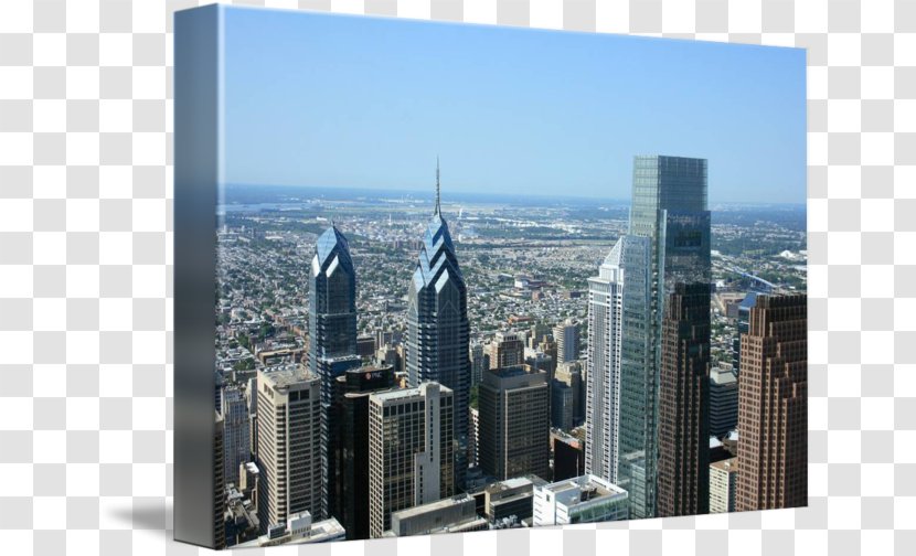 Skyline Skyscraper Work Of Art Cityscape - Metropolitan Area - Philadelphia Transparent PNG