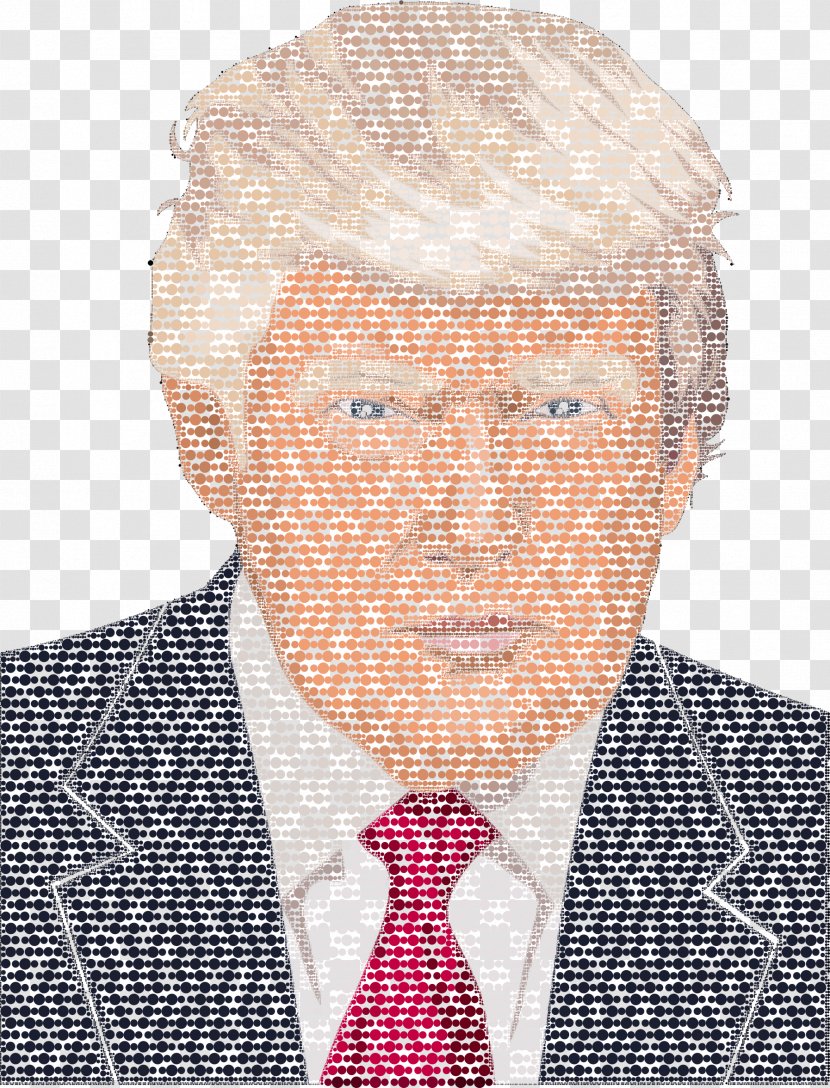 Permanent Residence Illustration United States Paper Nose - Art - Donald Trump Drawing Transparent PNG