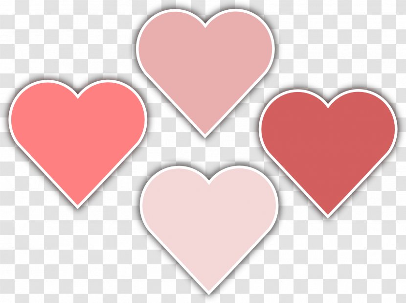 Heart Pink Red - Frame Transparent PNG