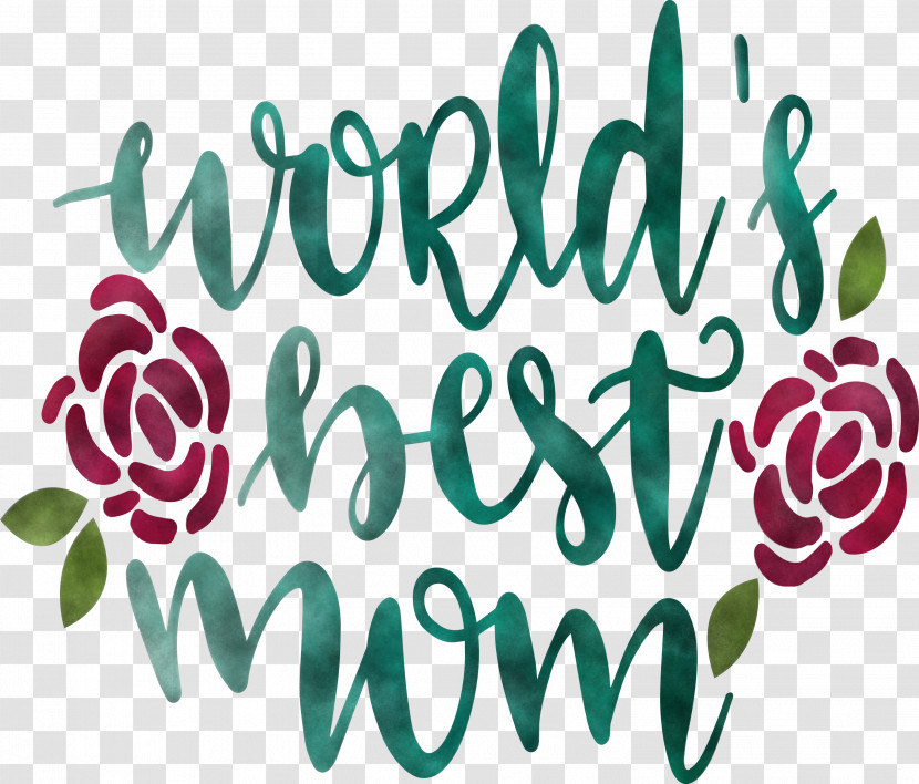 Mothers Day Worlds Best Mom Transparent PNG