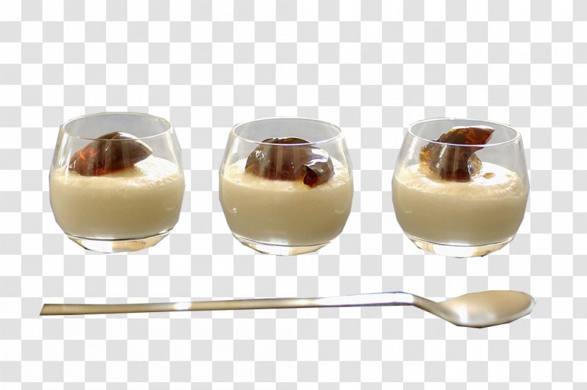 Coffee Panna Cotta Milkshake Praline Cream - Three Times The Charcoal Milk Shrimp Transparent PNG