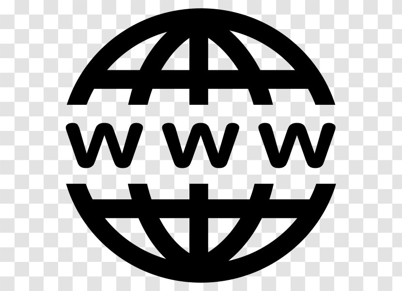 Internet Clip Art - Black And White - World Wide Web Transparent PNG