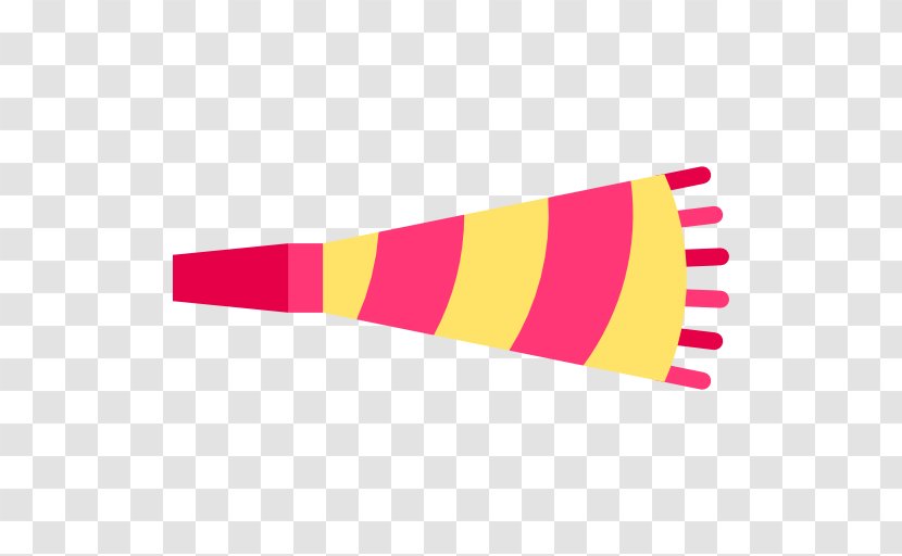 Party Horn Birthday - Silhouette - Congrat Transparent PNG