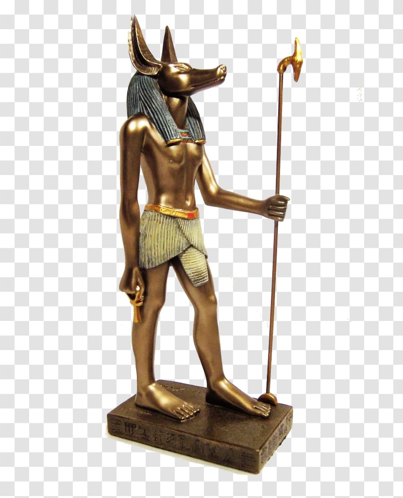 Ancient Egyptian Deities Set Statue Anubis Transparent PNG