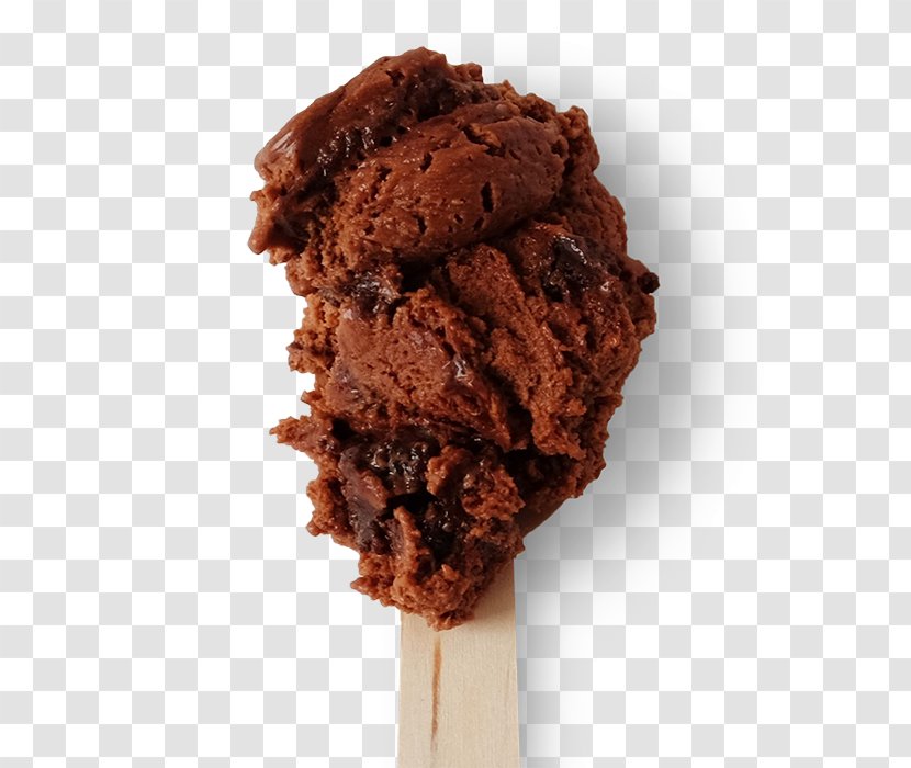 Chocolate Ice Cream Brownie Cones - Cone - Mud Transparent PNG