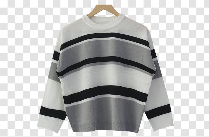Sleeve Outerwear Sweater Shoulder - Colored Stripes Transparent PNG