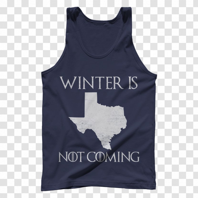 T-shirt Texas Gilets Winter Is Coming Sleeve - T Shirt Transparent PNG