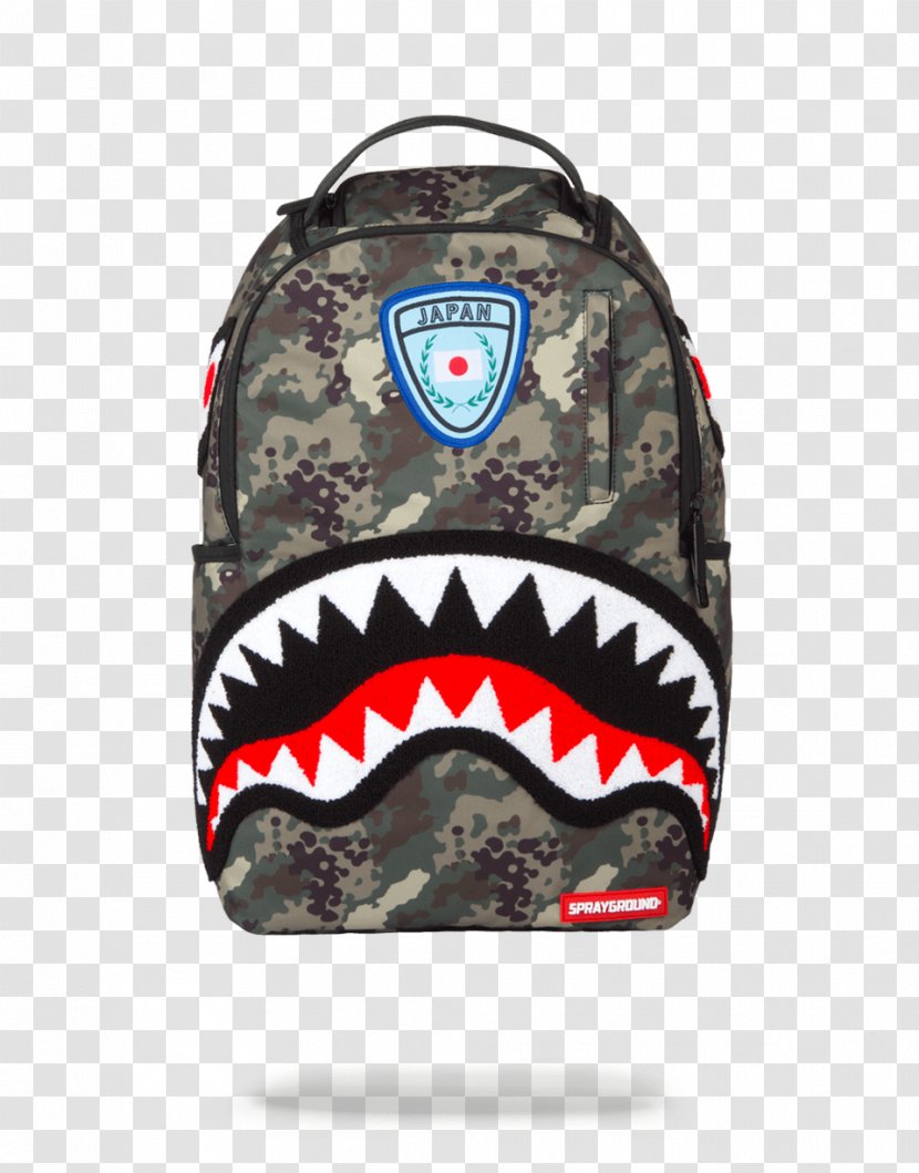 Shark Toronto Raptors Sprayground Backpack Bag - Baggage Transparent PNG
