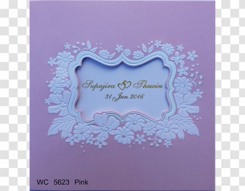 Lavender Lilac Violet Purple - 2017 Wedding Card Transparent PNG