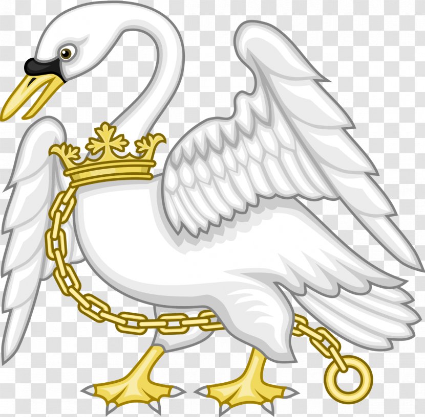 Cygnini Dunstable Swan Jewel Bohun House Of Lancaster England - Ducks Geese And Swans Transparent PNG