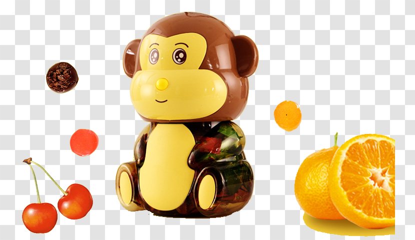 Fruit Auglis Candy - Orange - Monkey Transparent PNG