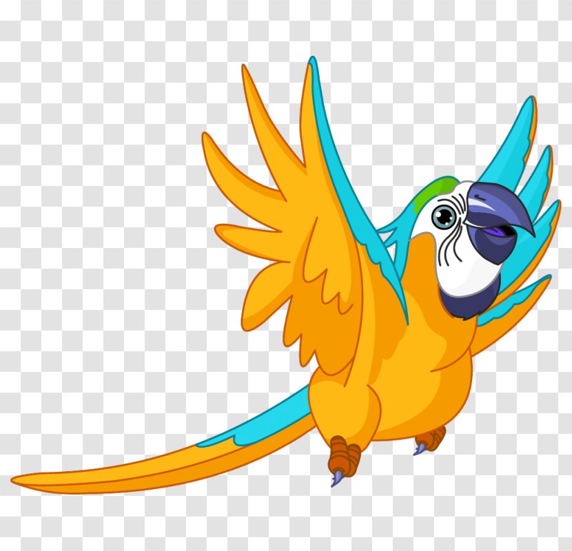 Macaw Parrot Sticker Clip Art - Beak Transparent PNG