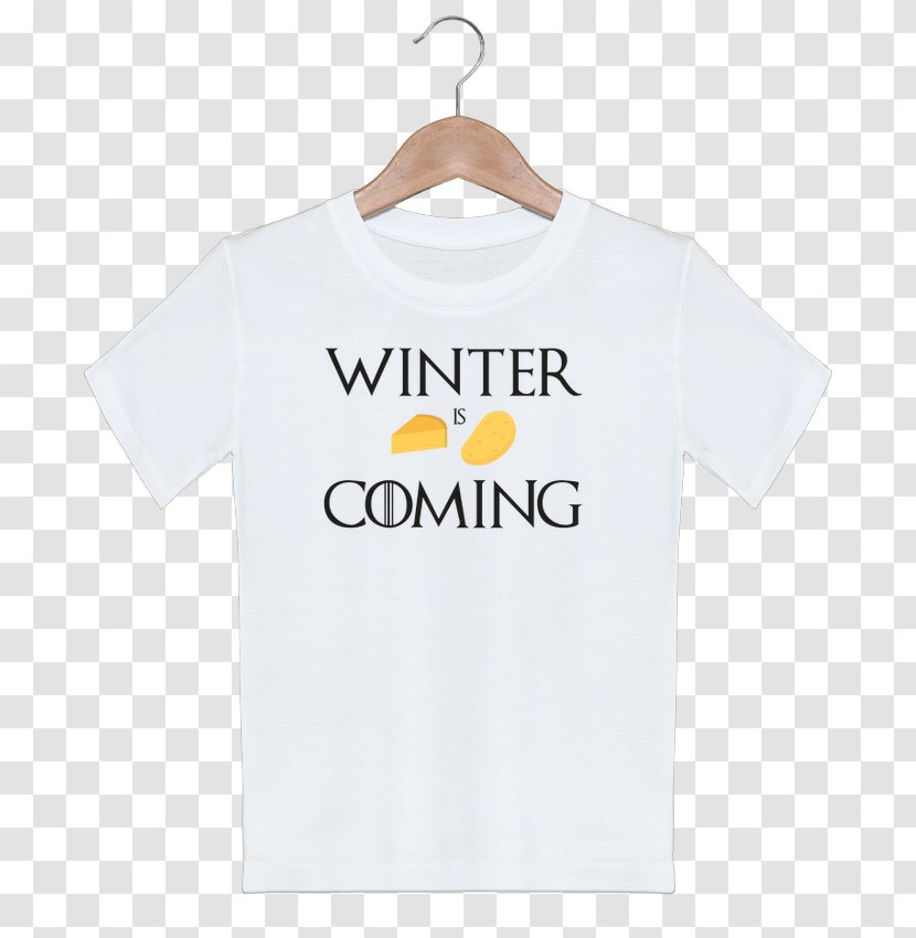 T-shirt Sleeve Neck No Pain, Gain - Pain - Winter Is Coming Transparent PNG