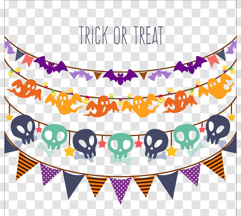 Halloween Pull Flag - Text - Banner Transparent PNG