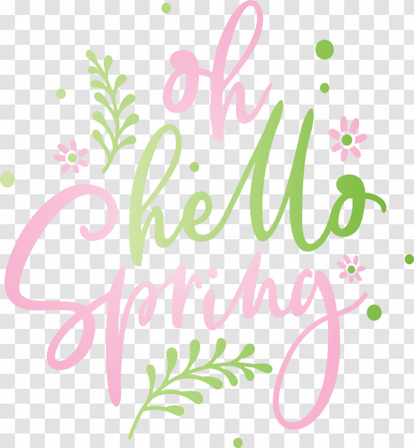 Hello Spring Spring Transparent PNG