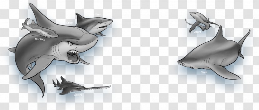 Shark Wars Image Drawing - Requiem - Sunken Ship Transparent PNG