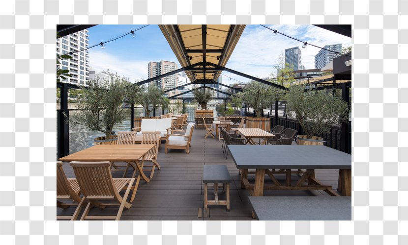 中之島オープンテラス Patio Roof Terrace Furniture - Nakanoshima - Project Design Transparent PNG