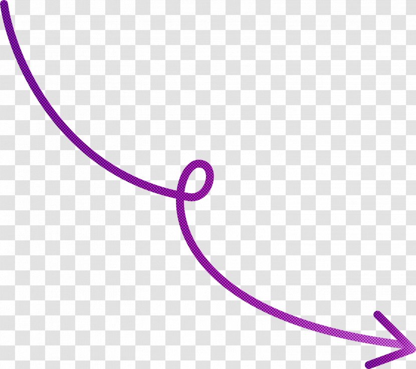 Curved Arrow Transparent PNG