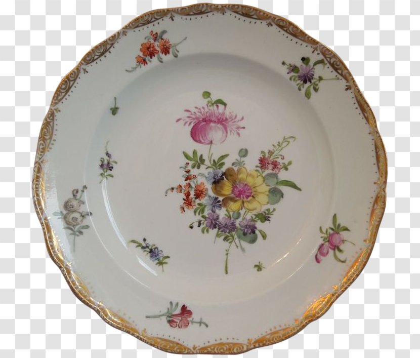 Plate Meissen Porcelain Limoges - Pottery Transparent PNG