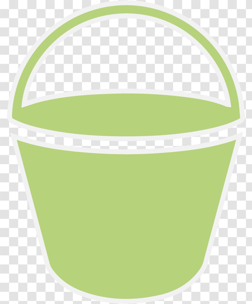Product Design Tableware Font - Green Plastic Buckets Transparent PNG