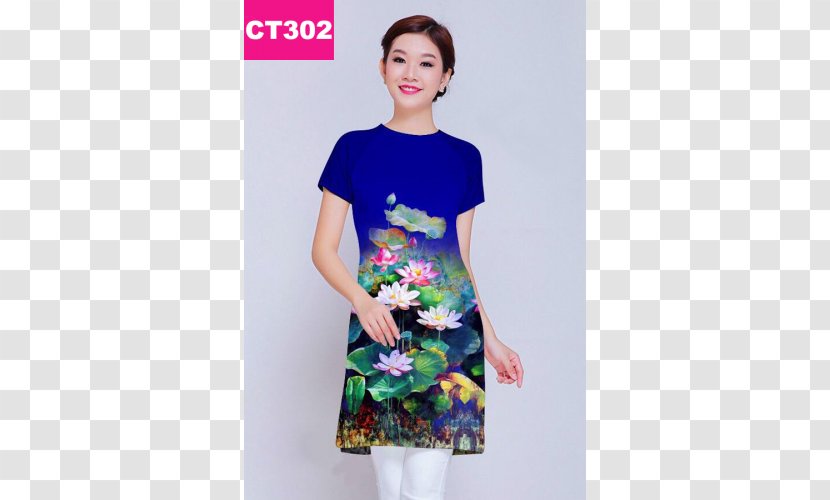 Áo Dài T-shirt Dress Sleeve Skirt - Woman - Ao Dai Transparent PNG