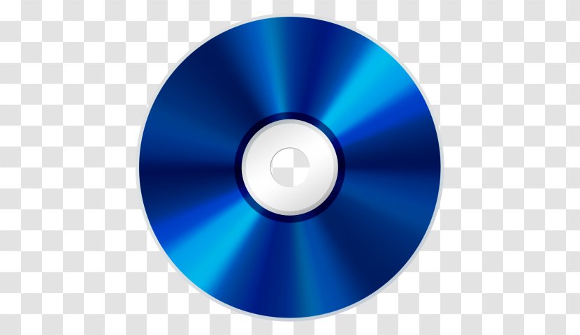 Blu-ray Disc DVD Compact Image Disk Storage - Electric Blue - Dvd Transparent PNG