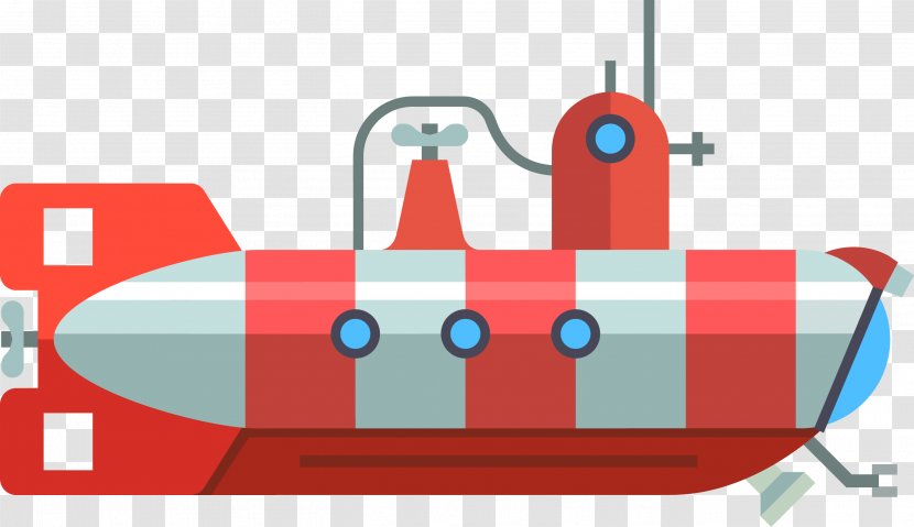 Sailing Ship Watercraft - Boat - Cartoon Red Map Transparent PNG