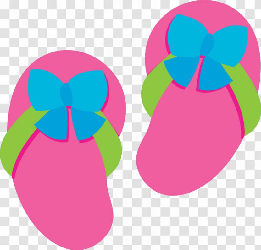 Sandal Flip-flops Party Clip Art - Magenta - Spa Theme Transparent PNG