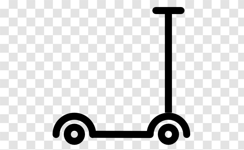 Google Images Clip Art - Black And White - Scooter Isolated Transparent PNG