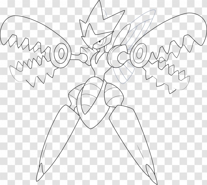 Pokémon X And Y Scizor Pikachu Coloring Book Sceptile - Cartoon Transparent PNG