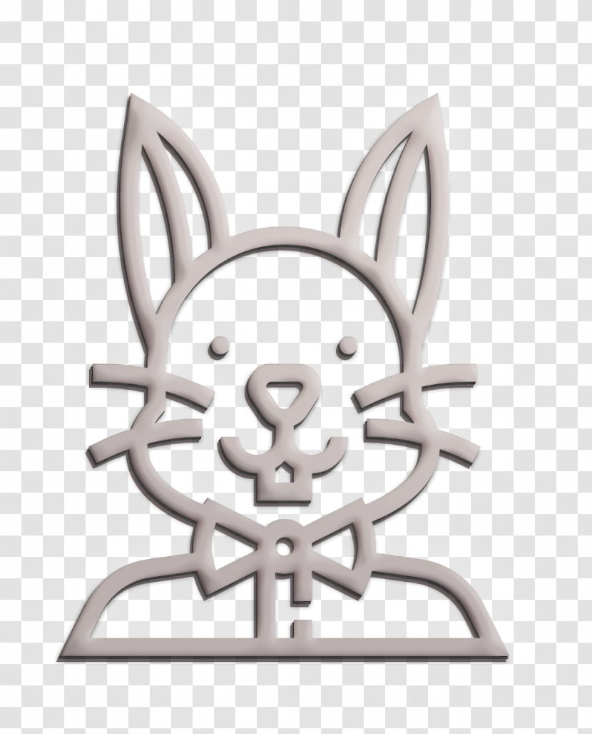 Avatar Icon - Silver - Rabbit Transparent PNG