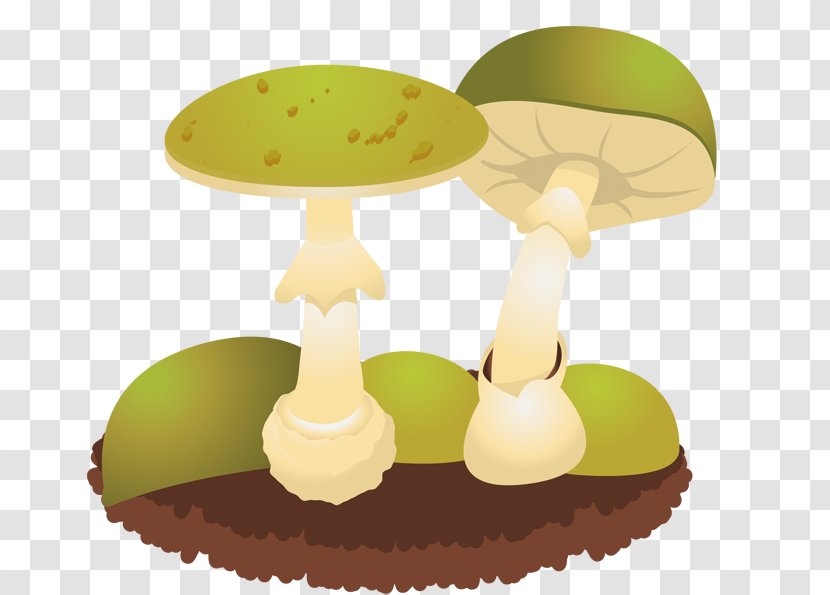 Cartoon - Table - Green Mushroom Creative Image Transparent PNG