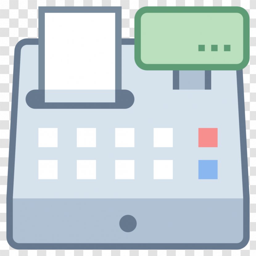 Cash Register Money - Rectangle - Technology Transparent PNG